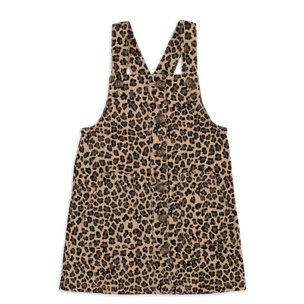 Wonder Nation 4t Cheetah Print jumper dress